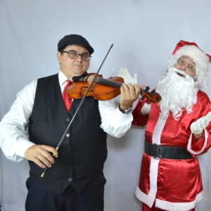 Violino + Papai Noel